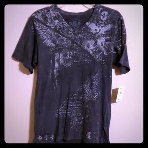 Small mens t-shirt by px nwt black wash